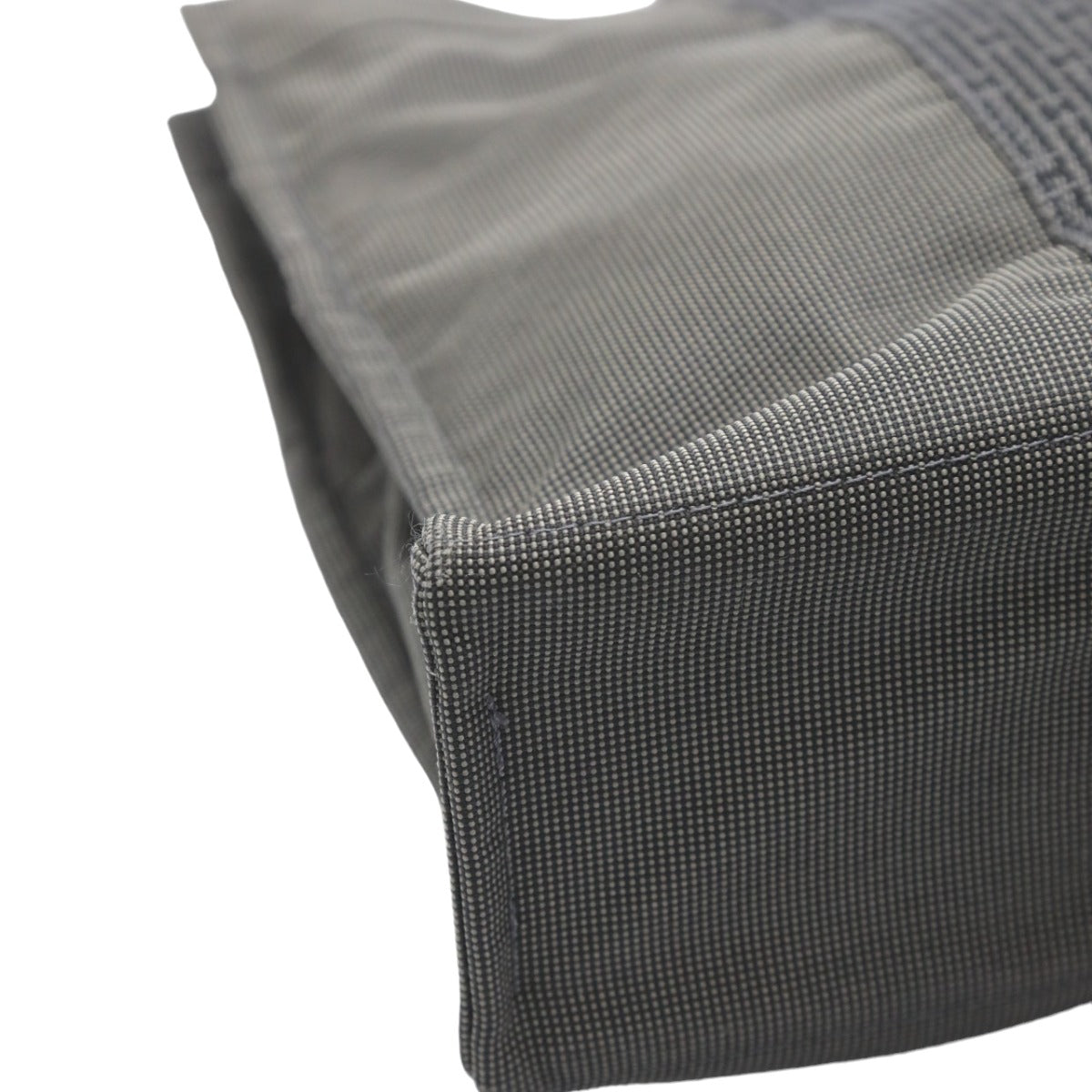 HERMES Tote Bag canvas gray Tote MM Her Line mens(Unisex) Used