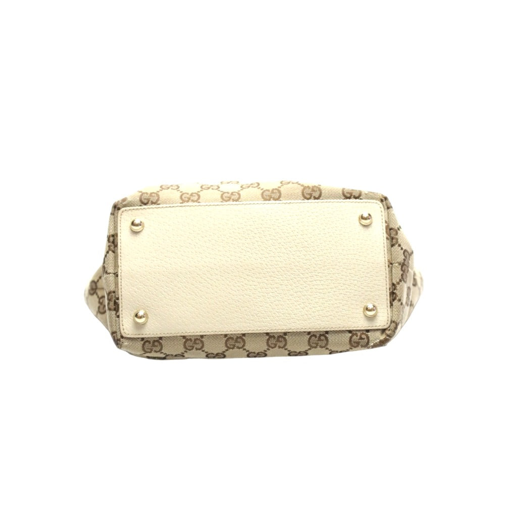 GUCCI Handbag GG canvas beige Mini Tote Bag GG canvas 120844 Women Used