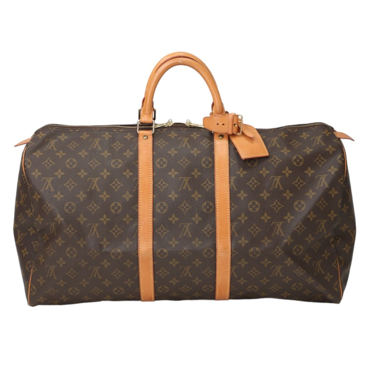 LOUIS VUITTON Boston Duffel bag M41424 Monogram canvas Brown Monogram Keepall 55