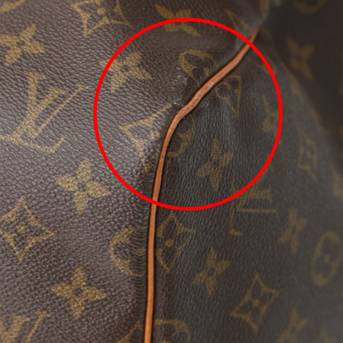 LOUIS VUITTON Boston Duffel bag M41424 Monogram canvas Brown Monogram Keepall 55