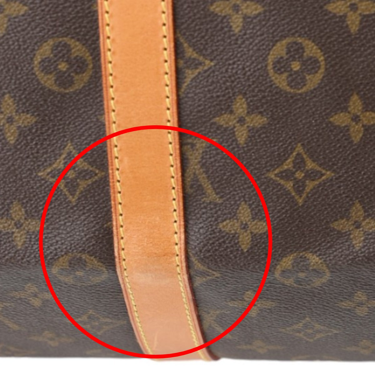 LOUIS VUITTON Boston Duffel bag M41424 Monogram canvas Brown Monogram Keepall 55