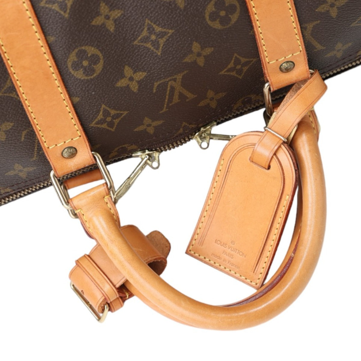 LOUIS VUITTON Boston Duffel bag M41424 Monogram canvas Brown Monogram Keepall 55