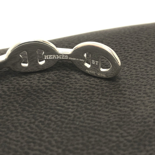HERMES Bangle SV925 Silver Chene Dunkle Enchaine