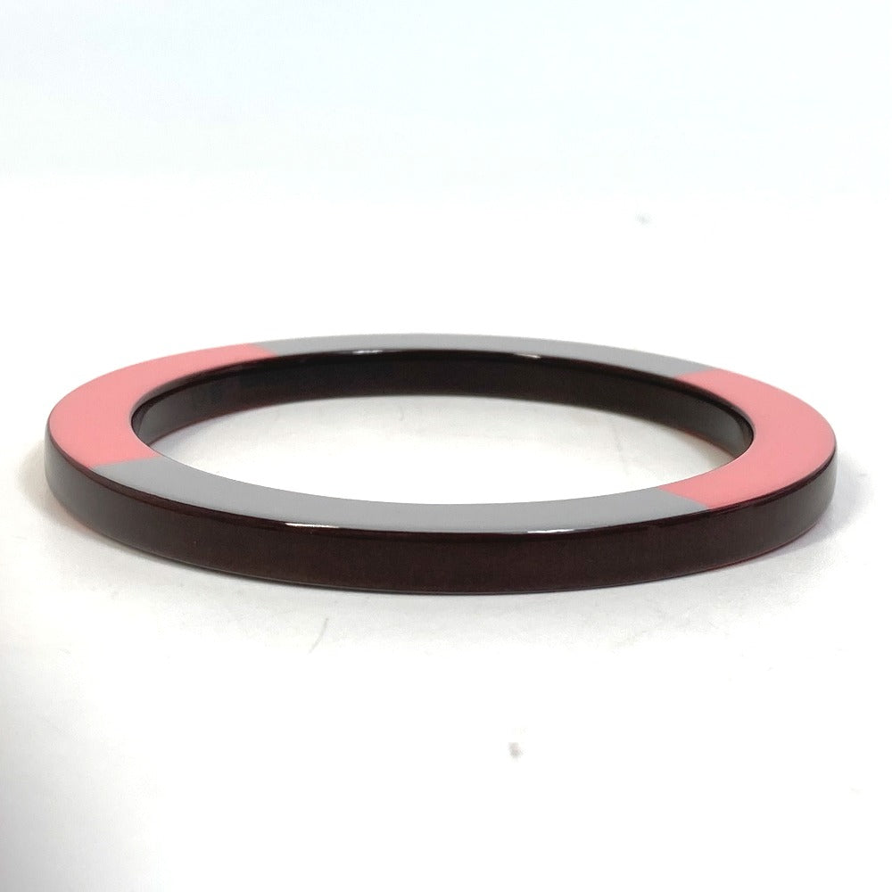 HERMES Bangle Wood, Lacquer Brown x Pink x Gray Accessories Bracelets Serie Wood Crudsell Women Used