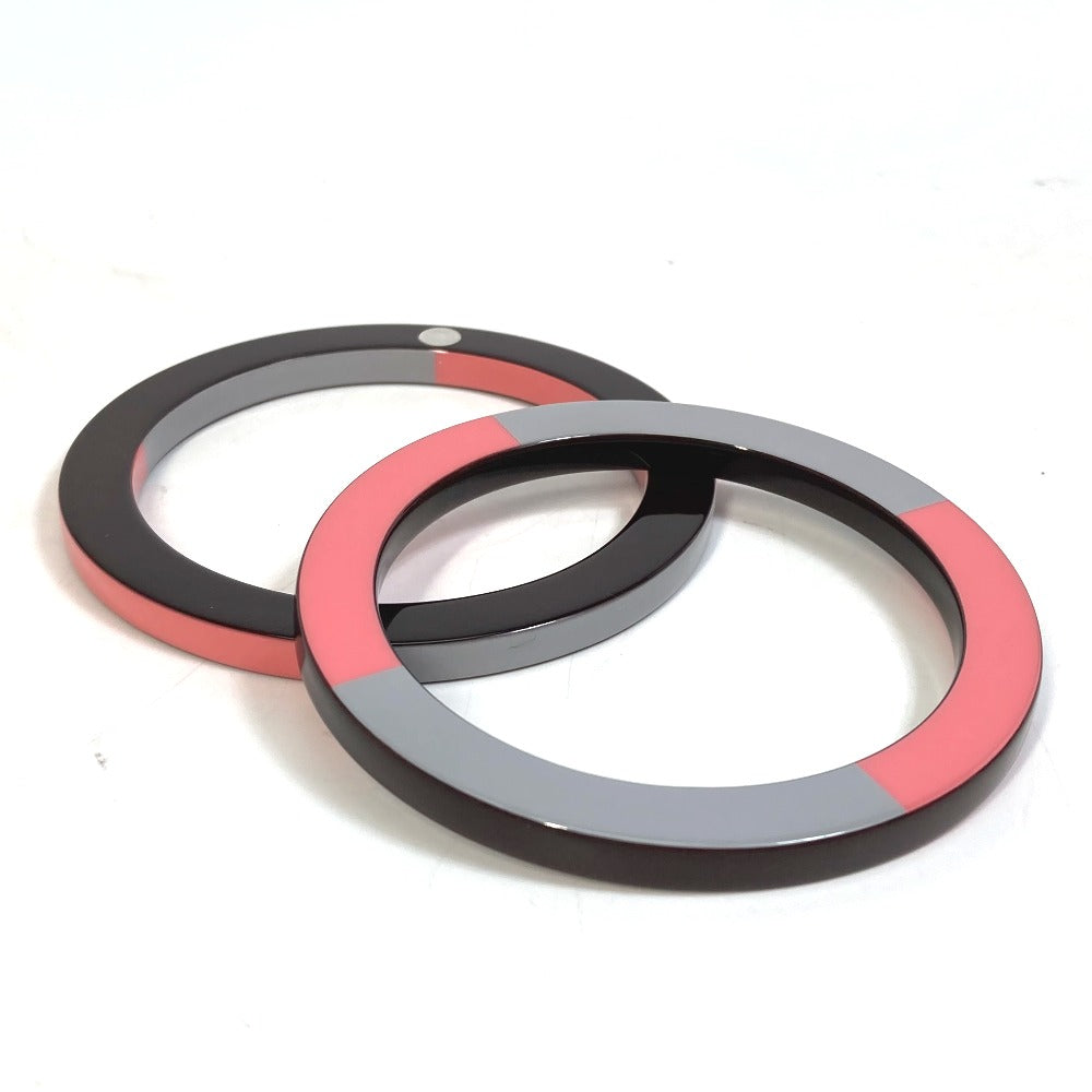 HERMES Bangle Wood, Lacquer Brown x Pink x Gray Accessories Bracelets Serie Wood Crudsell Women Used