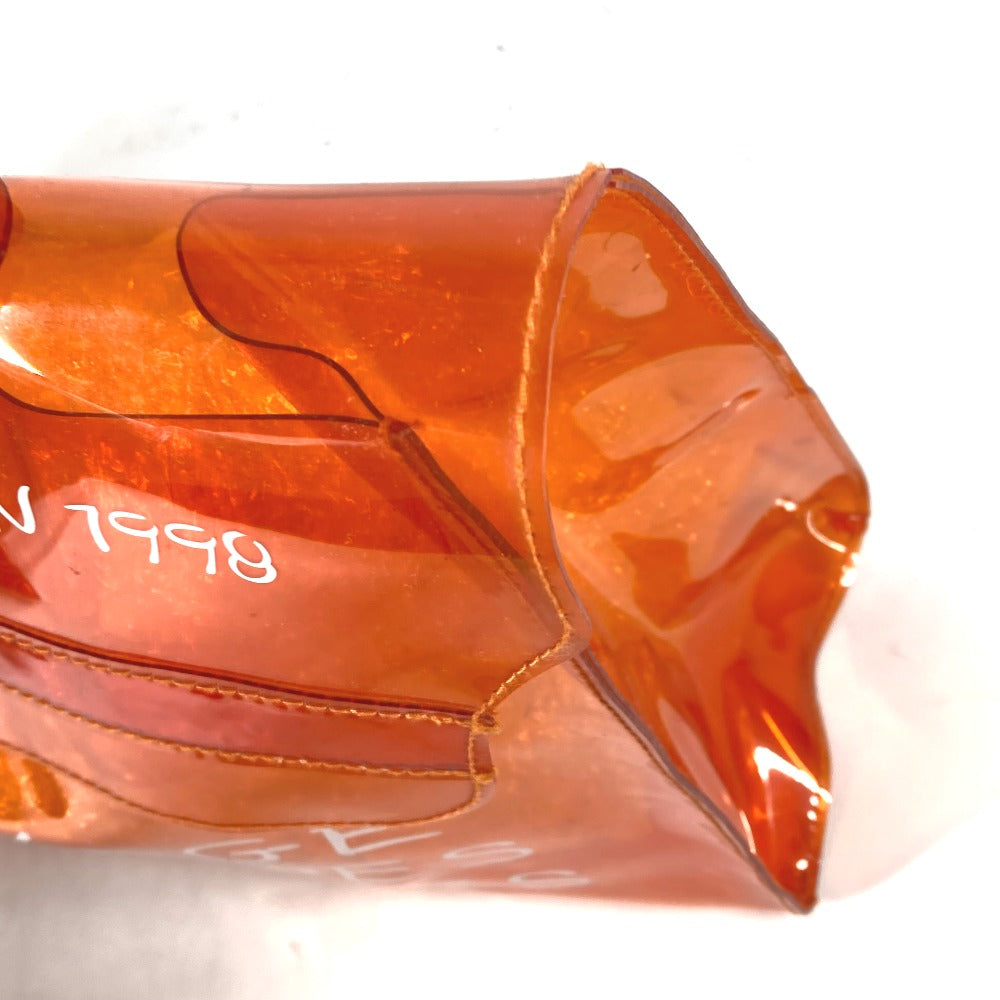 HERMES Handbag Plastics Orange Plastics Kelly