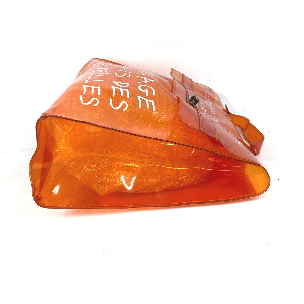 HERMES Handbag Plastics Orange Plastics Kelly