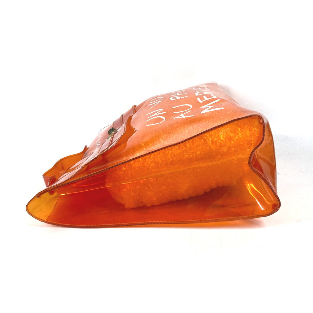 HERMES Handbag Plastics Orange Plastics Kelly