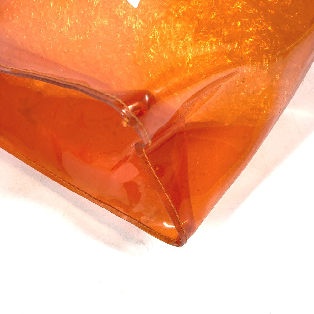 HERMES Handbag Plastics Orange Plastics Kelly