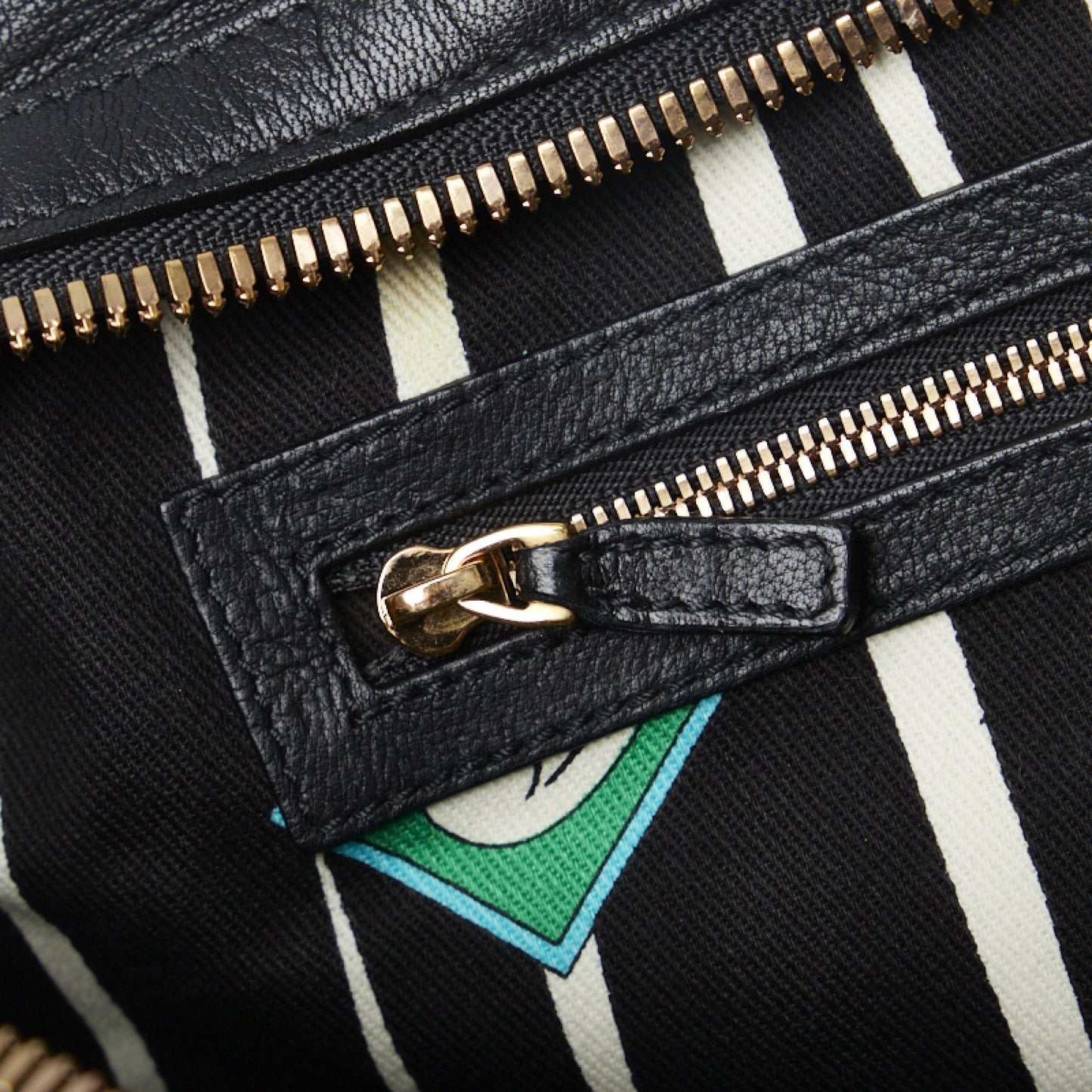 Gucci Leather Bamboo Handbag