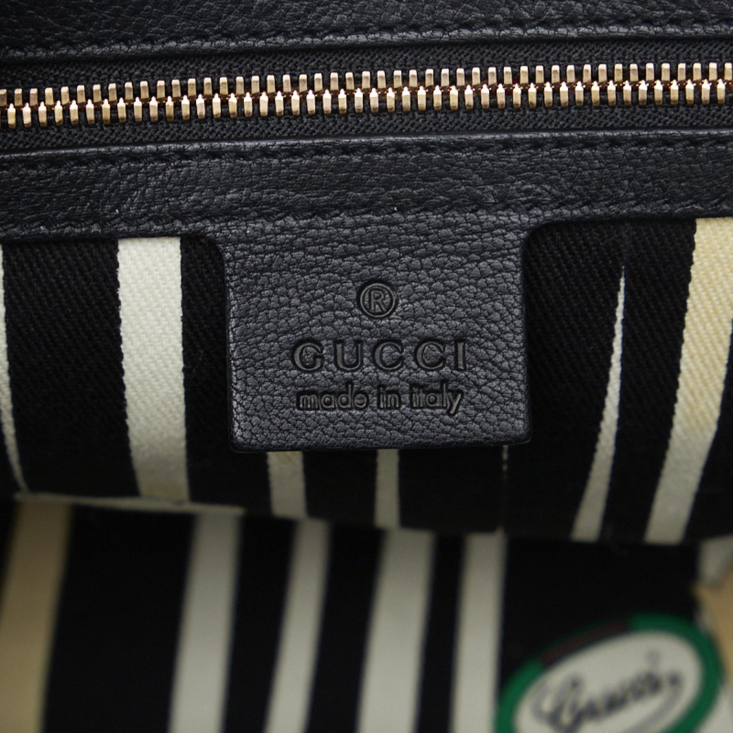 Gucci Leather Bamboo Handbag