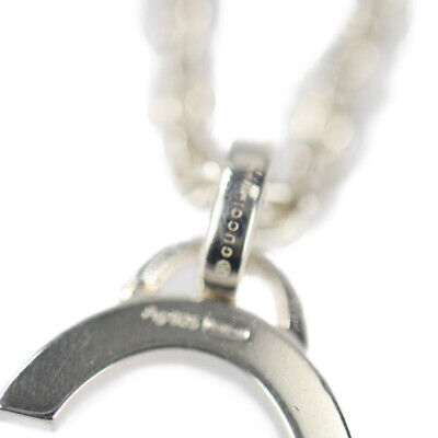 Gucci G Logo Pendant Necklace in Sterling Silver