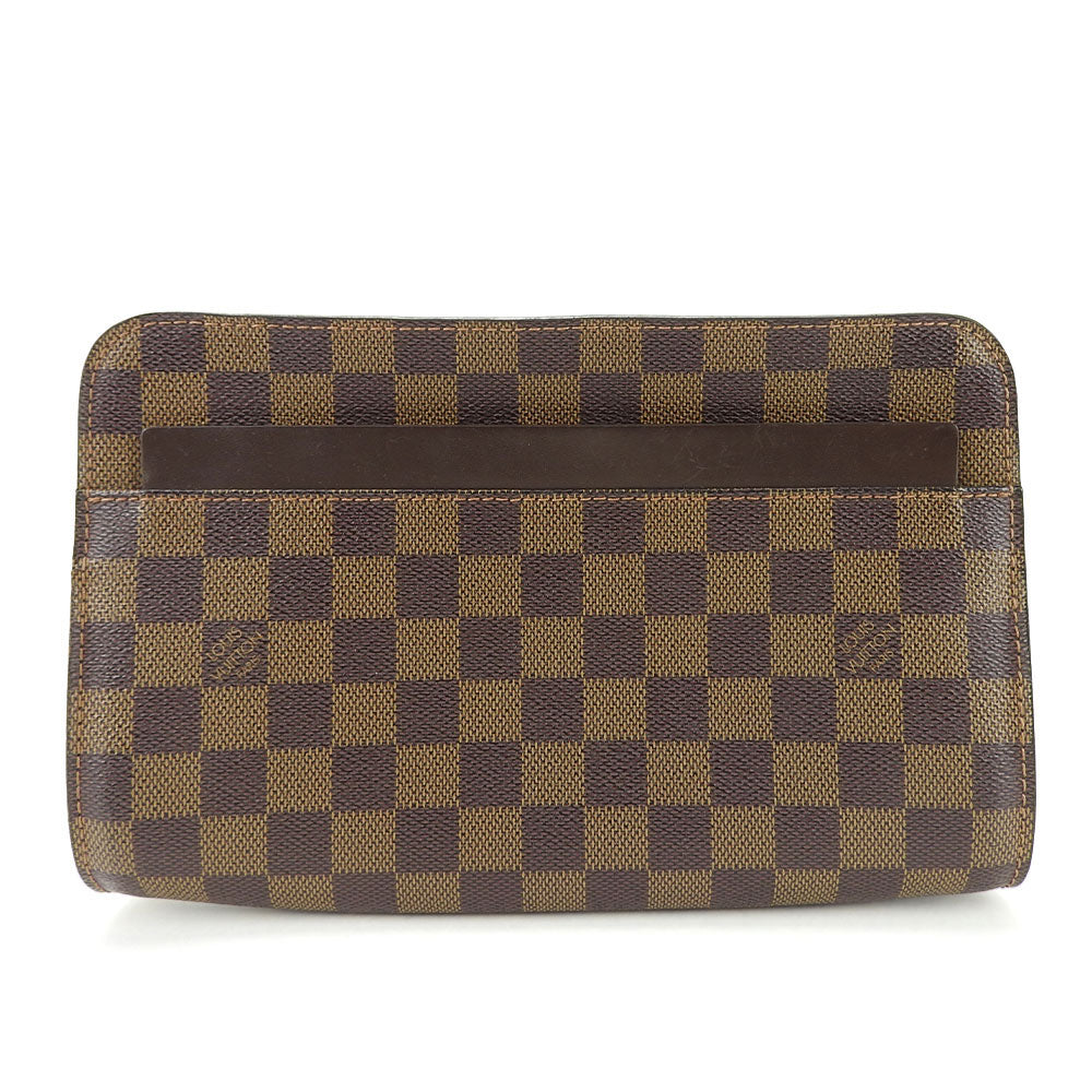 LOUIS VUITTON business bag N51993 Damier Brown Saint Louis mens Used