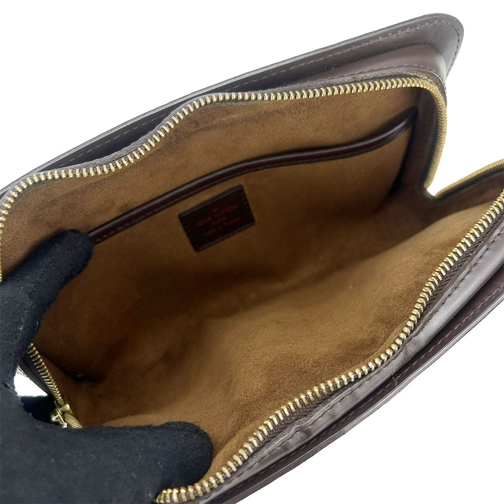 LOUIS VUITTON business bag N51993 Damier Brown Saint Louis mens Used