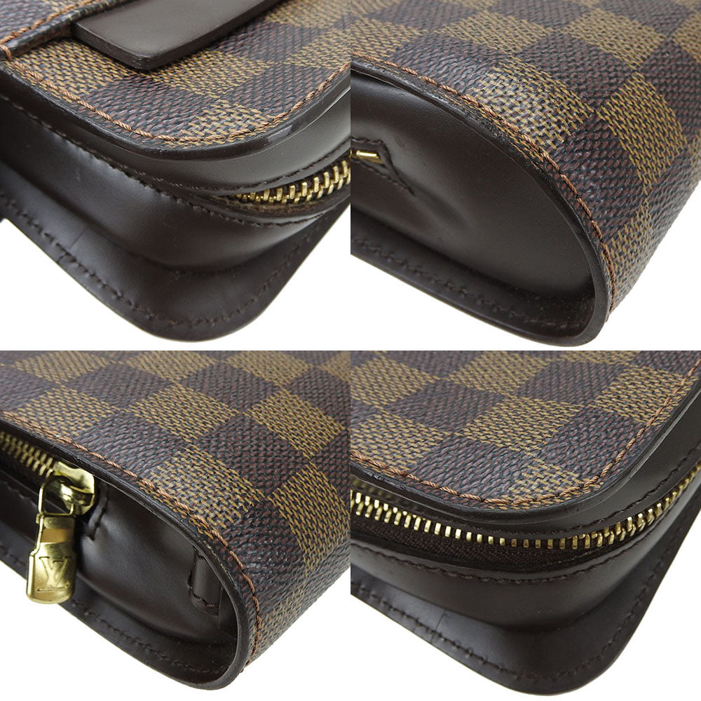 LOUIS VUITTON business bag N51993 Damier Brown Saint Louis mens Used