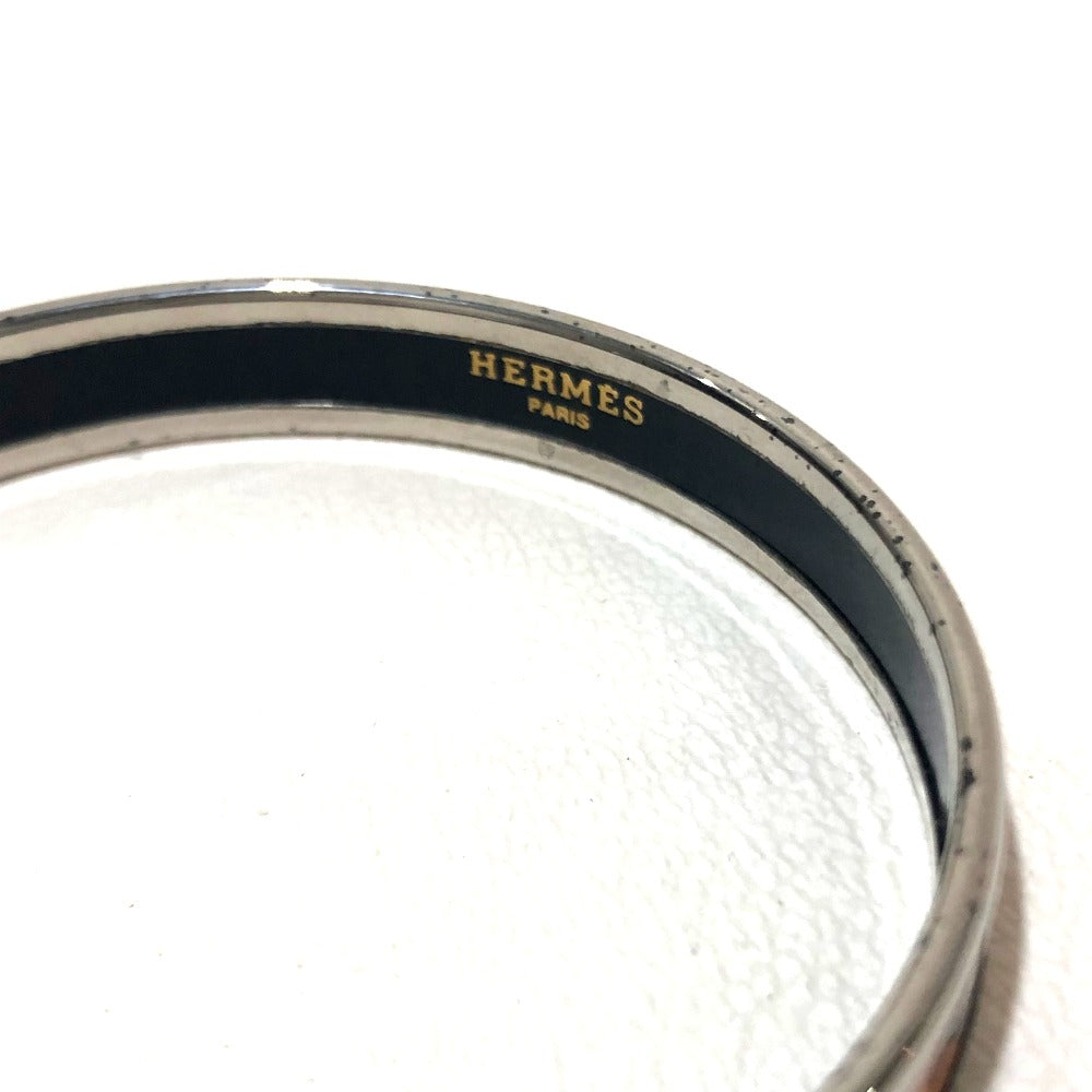 HERMES Bangle Cloisonne Orange Men's Women Emaille PM