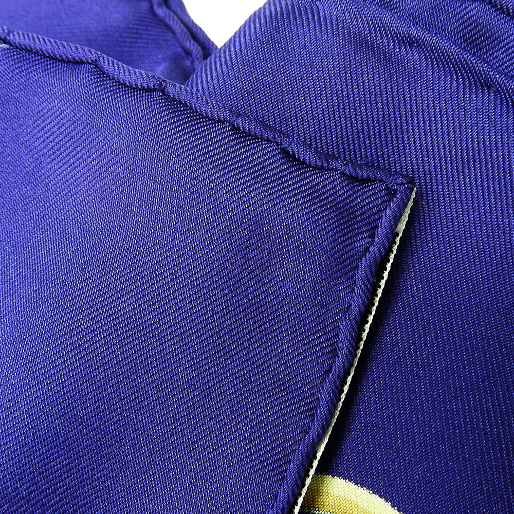 HERMES scarf silk Purple type Carre90 Women Used