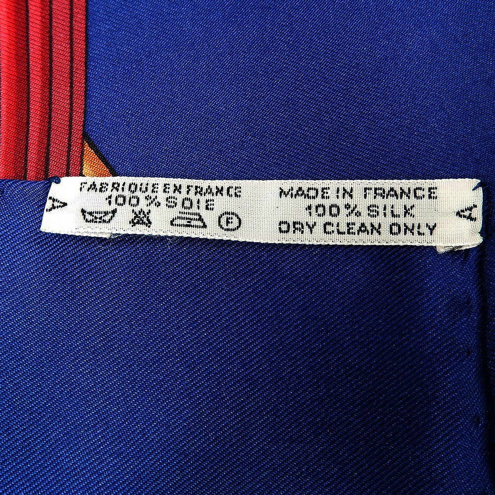 HERMES scarf silk Purple type Carre90 Women Used