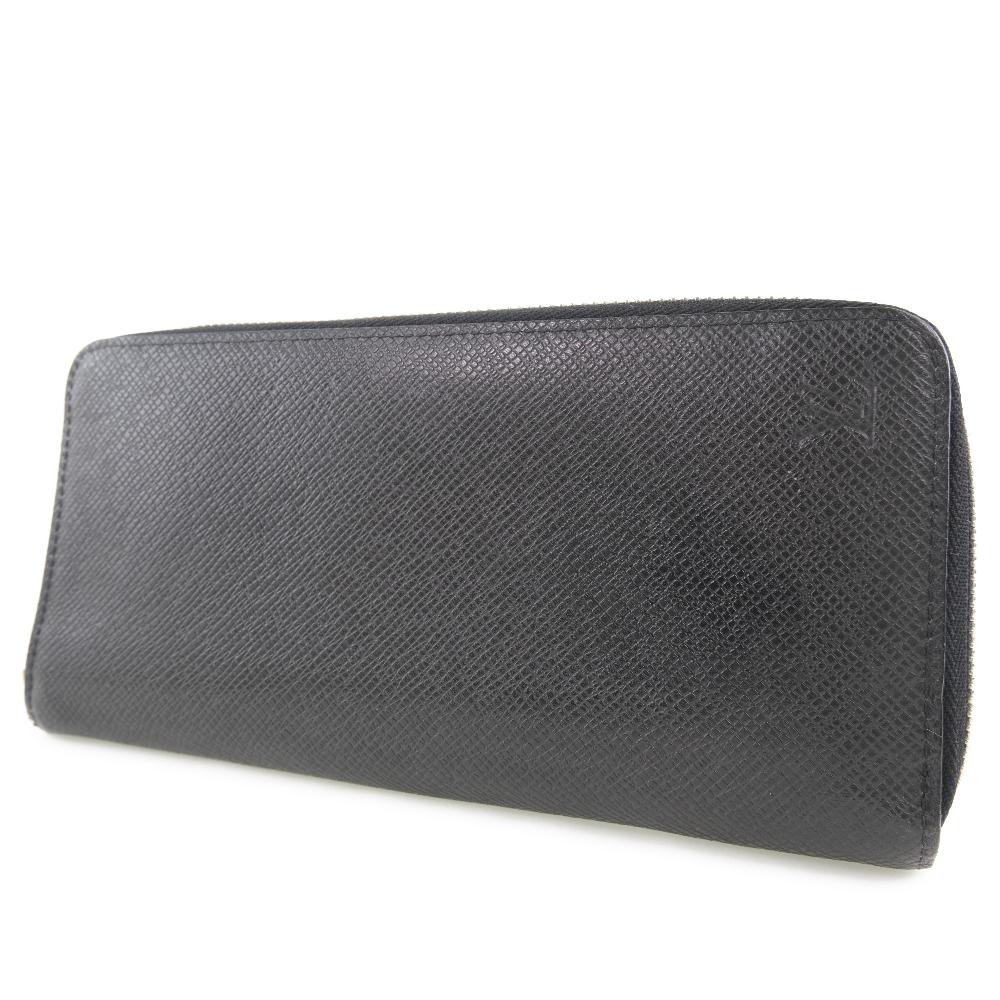 Louis Vuitton Black Leather Zippy Wallet Vertical wallet accessories