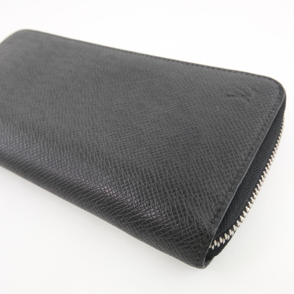 Louis Vuitton Black Leather Zippy Wallet Vertical wallet accessories