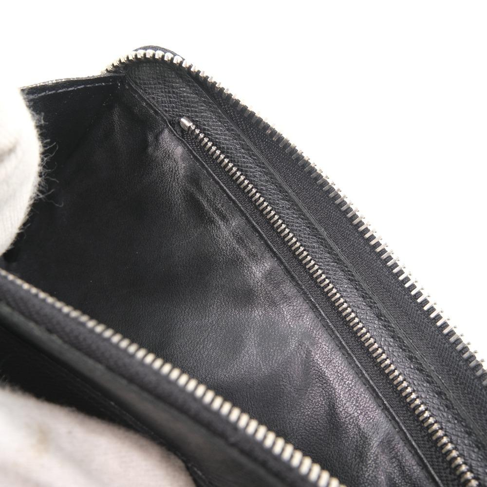 Louis Vuitton Black Leather Zippy Wallet Vertical wallet accessories