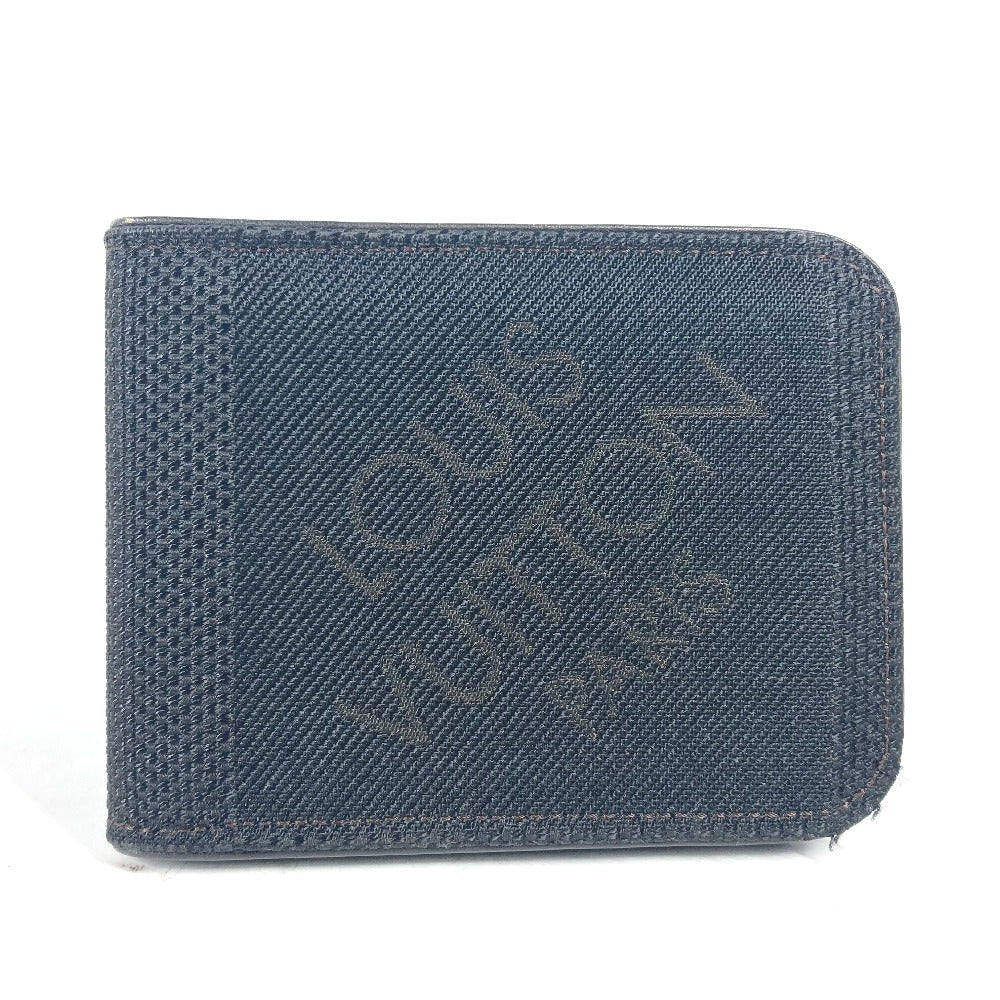 LOUIS VUITTON Folded wallet M93548 Damier Jean Canvas black Damier Jean Porte Billets 9 Carte Credit Funeral