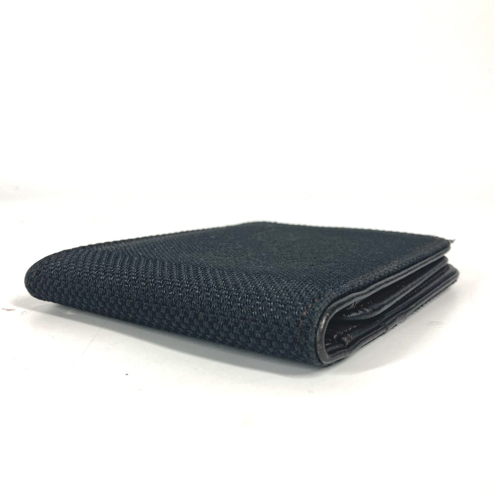 LOUIS VUITTON Folded wallet M93548 Damier Jean Canvas black Damier Jean Porte Billets 9 Carte Credit Funeral