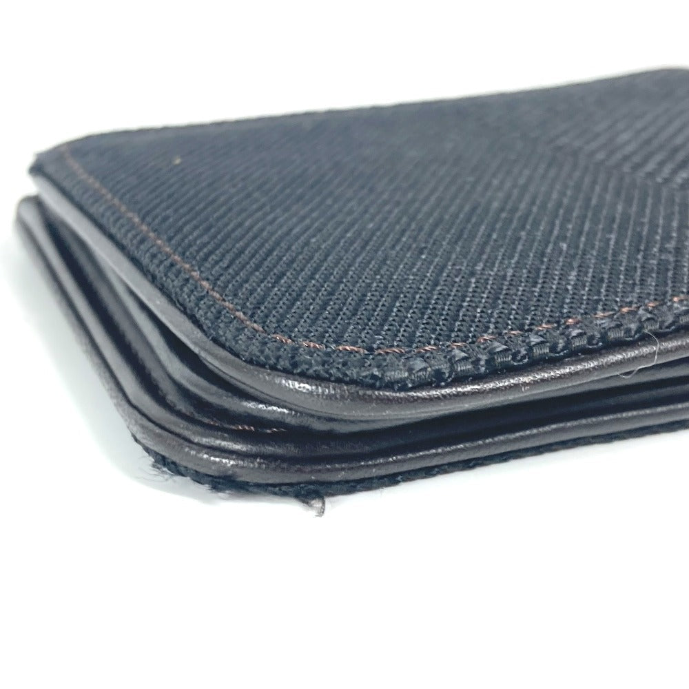 LOUIS VUITTON Folded wallet M93548 Damier Jean Canvas black Damier Jean Porte Billets 9 Carte Credit Funeral