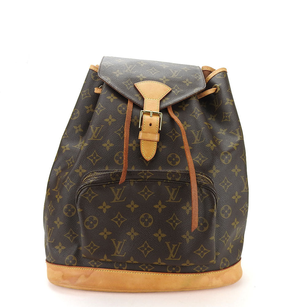 LOUIS VUITTON Backpack M51135 Monogram Brown MontsourisGM