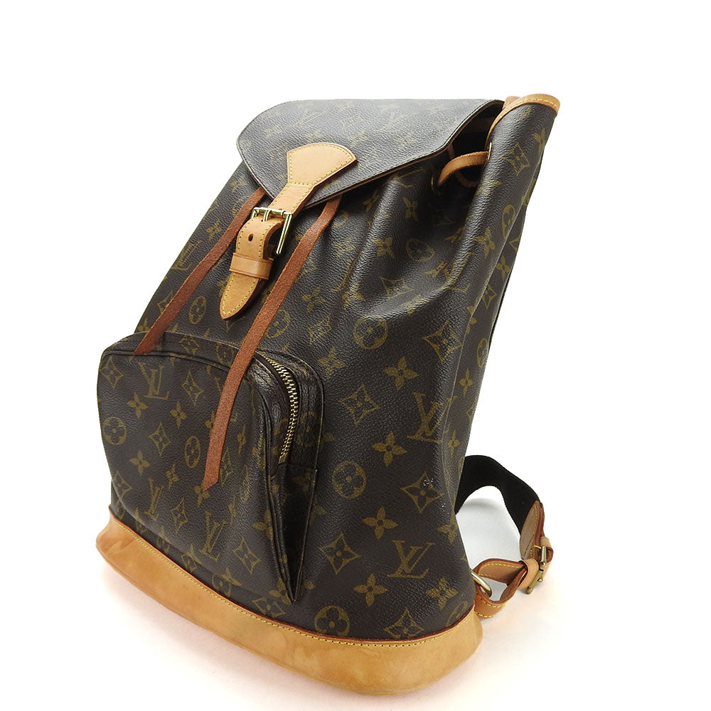 LOUIS VUITTON Backpack M51135 Monogram Brown MontsourisGM