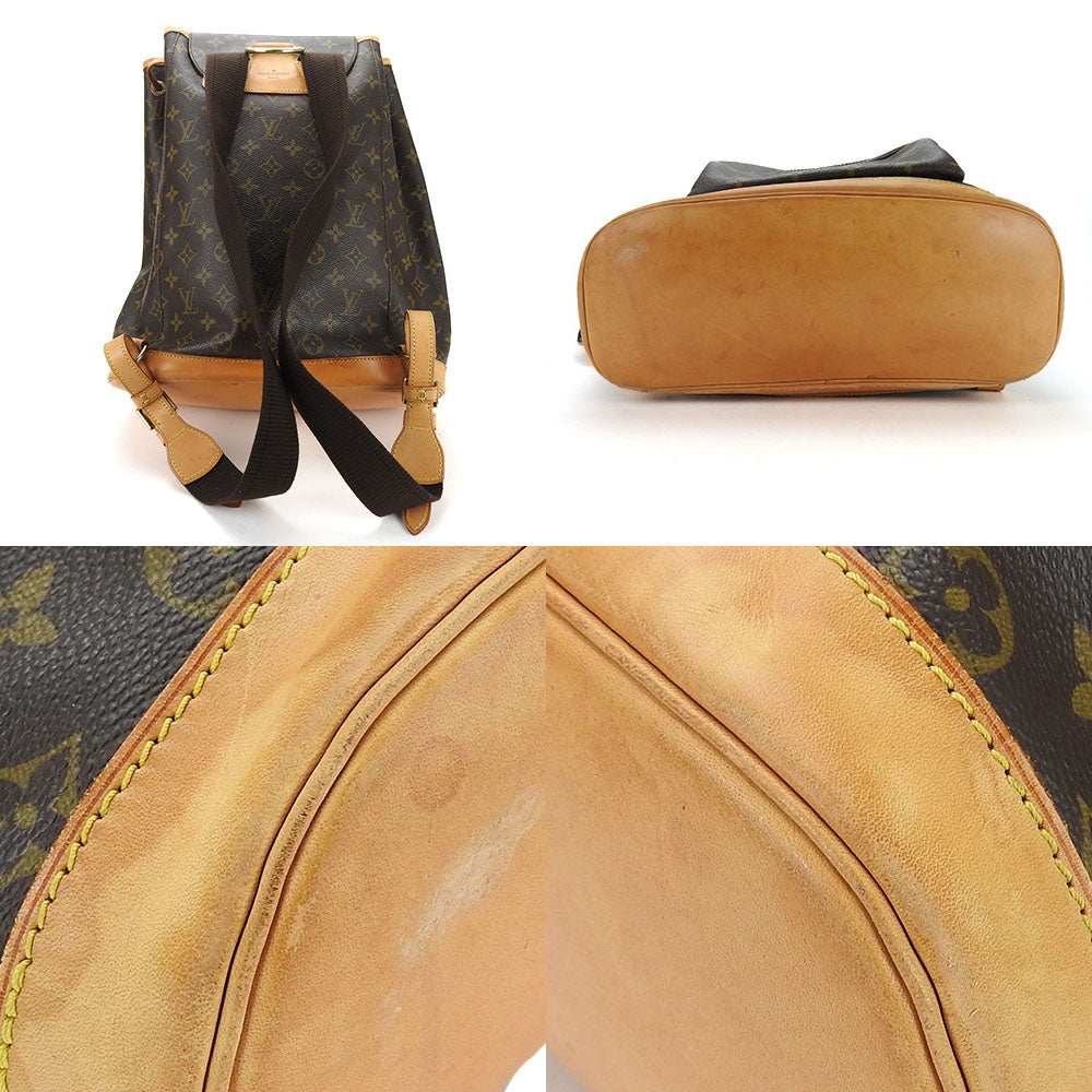 LOUIS VUITTON Backpack M51135 Monogram Brown MontsourisGM