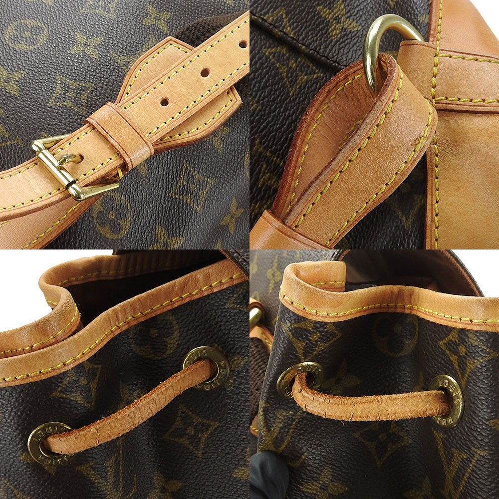LOUIS VUITTON Backpack M51135 Monogram Brown MontsourisGM