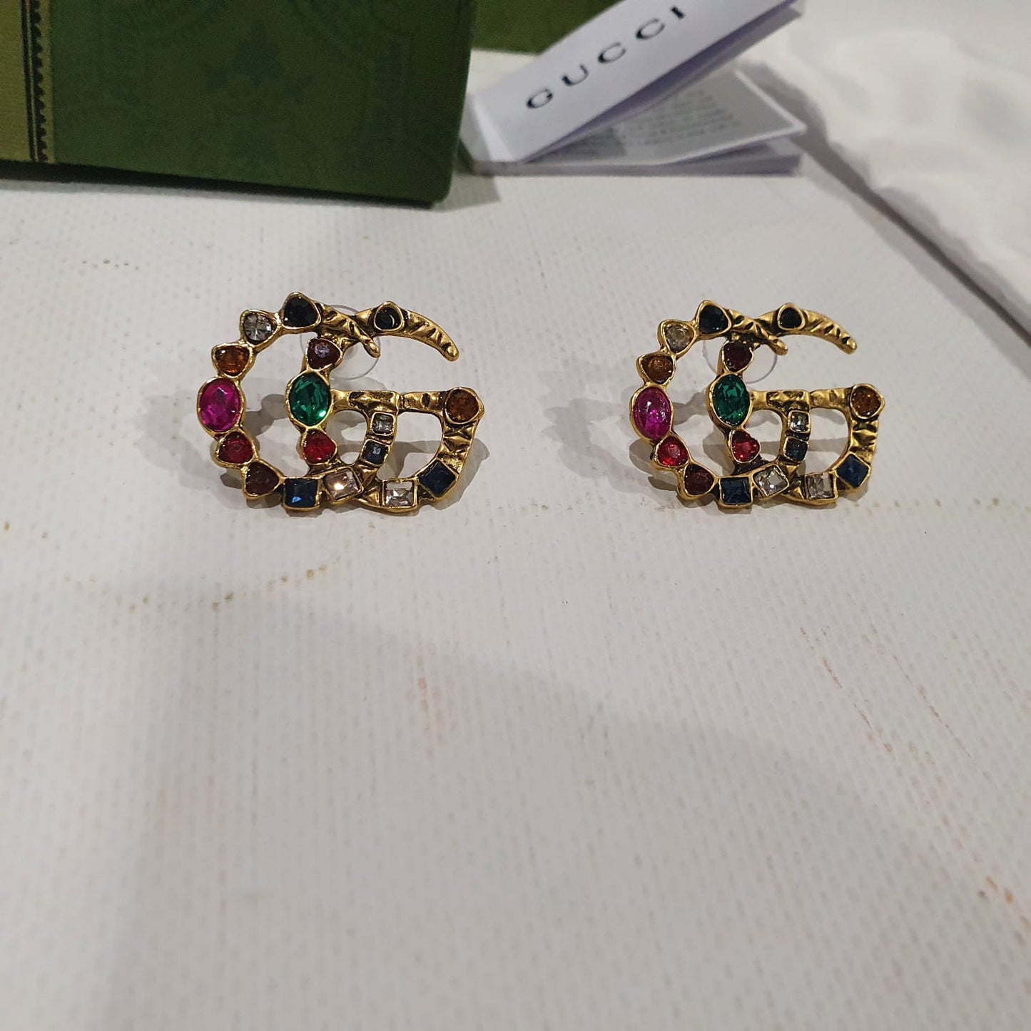 Gucci Brooch and Earrings