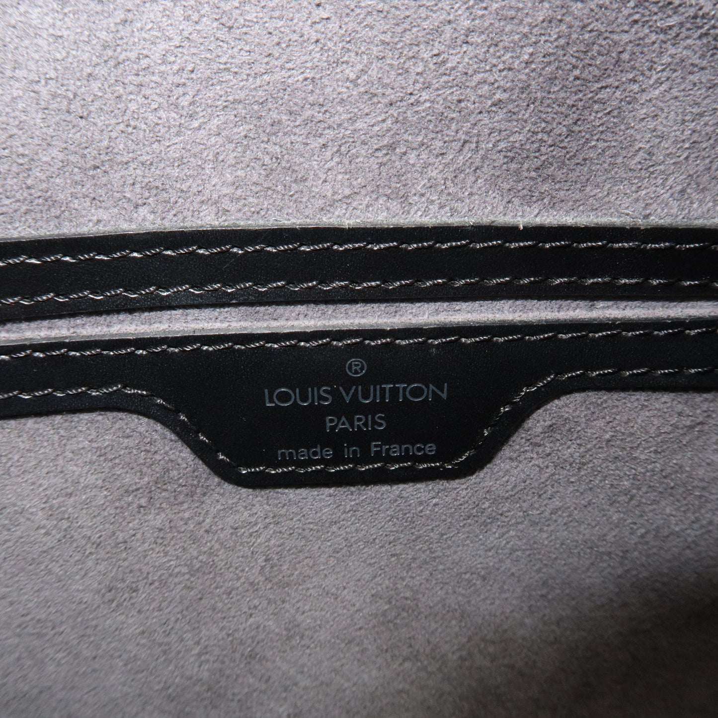 Louis Vuitton Epi Soufflot Hand Bag Pouch Noir Black M52862