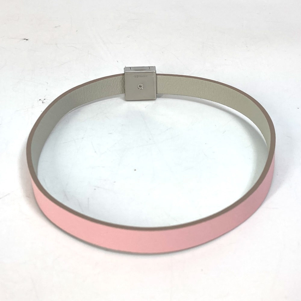 HERMES bracelet leather pink Accessories Medor Amphini Women Used