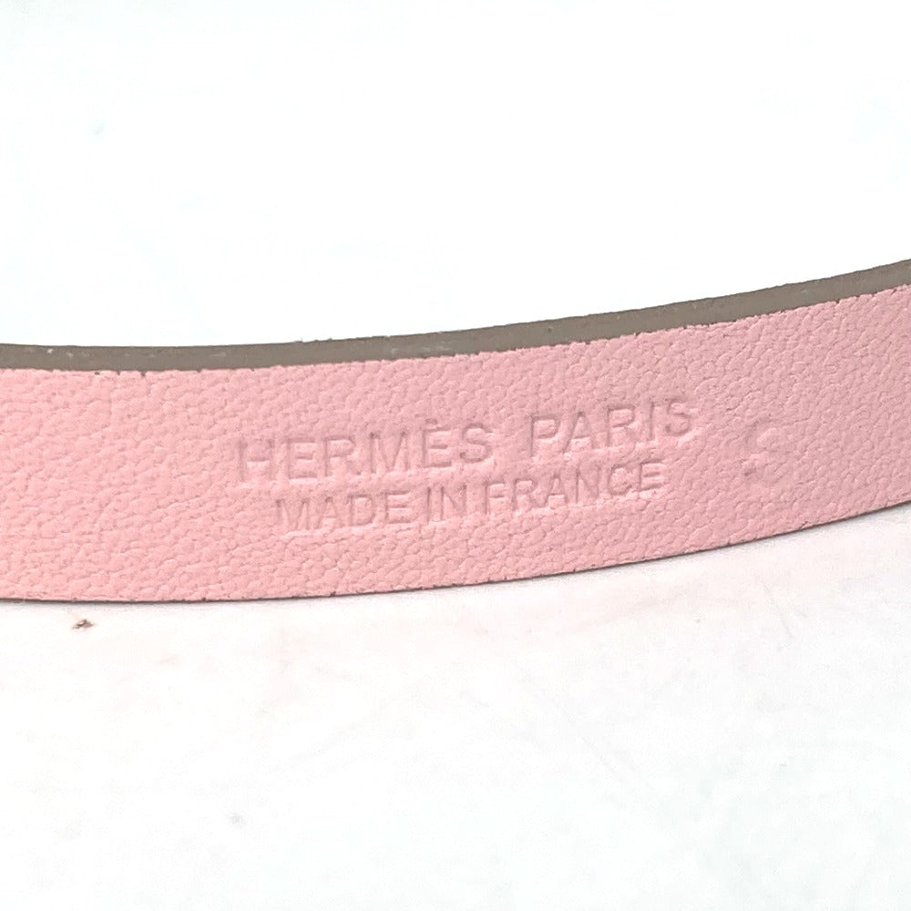 HERMES bracelet leather pink Accessories Medor Amphini Women Used