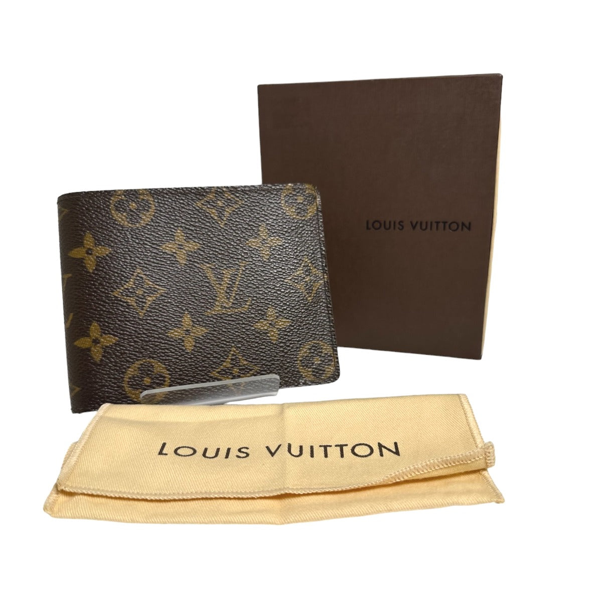 LOUIS VUITTON Bifold Wallet M60026 Monogram canvas Brown Bifold Wallet Monogram Portefeuille Florin unisex(Unisex) Used
