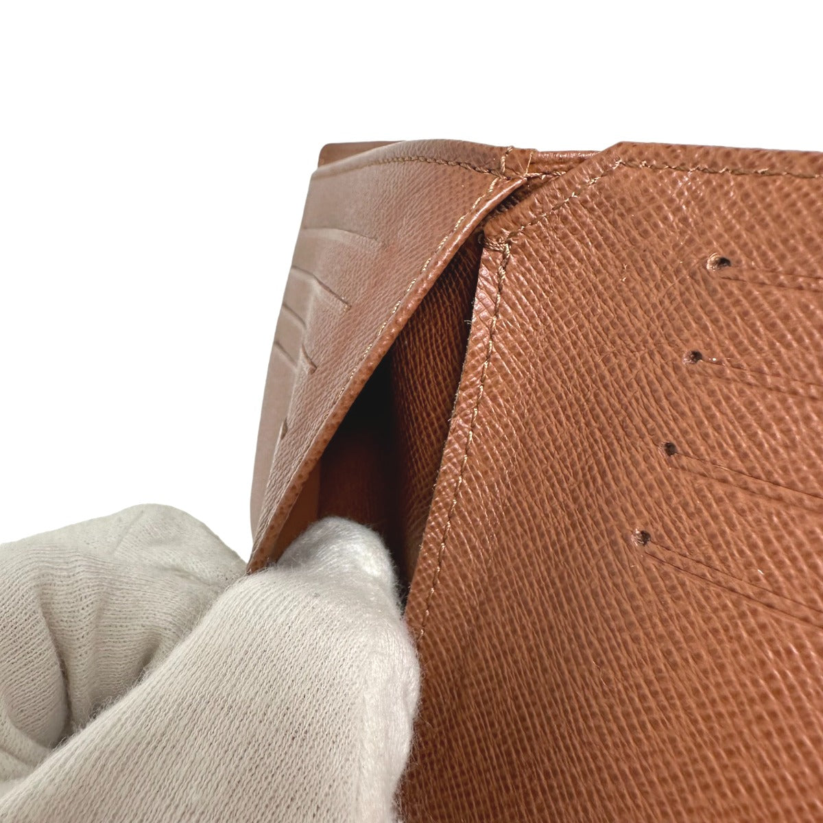 LOUIS VUITTON Bifold Wallet M60026 Monogram canvas Brown Bifold Wallet Monogram Portefeuille Florin unisex(Unisex) Used