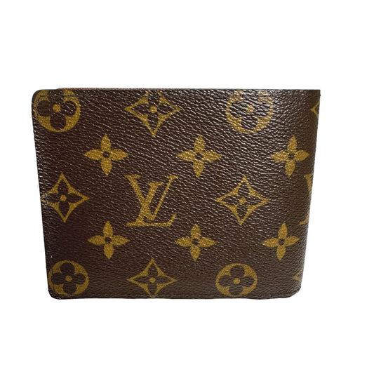 LOUIS VUITTON Bifold Wallet M60026 Monogram canvas Brown Bifold Wallet Monogram Portefeuille Florin unisex(Unisex) Used