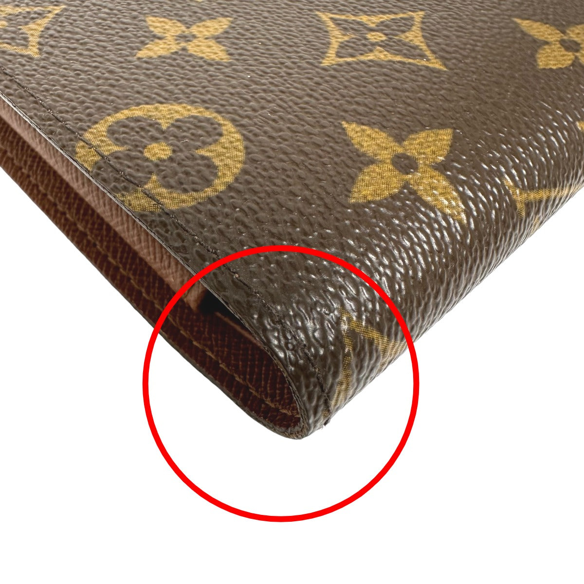 LOUIS VUITTON Bifold Wallet M60026 Monogram canvas Brown Bifold Wallet Monogram Portefeuille Florin unisex(Unisex) Used