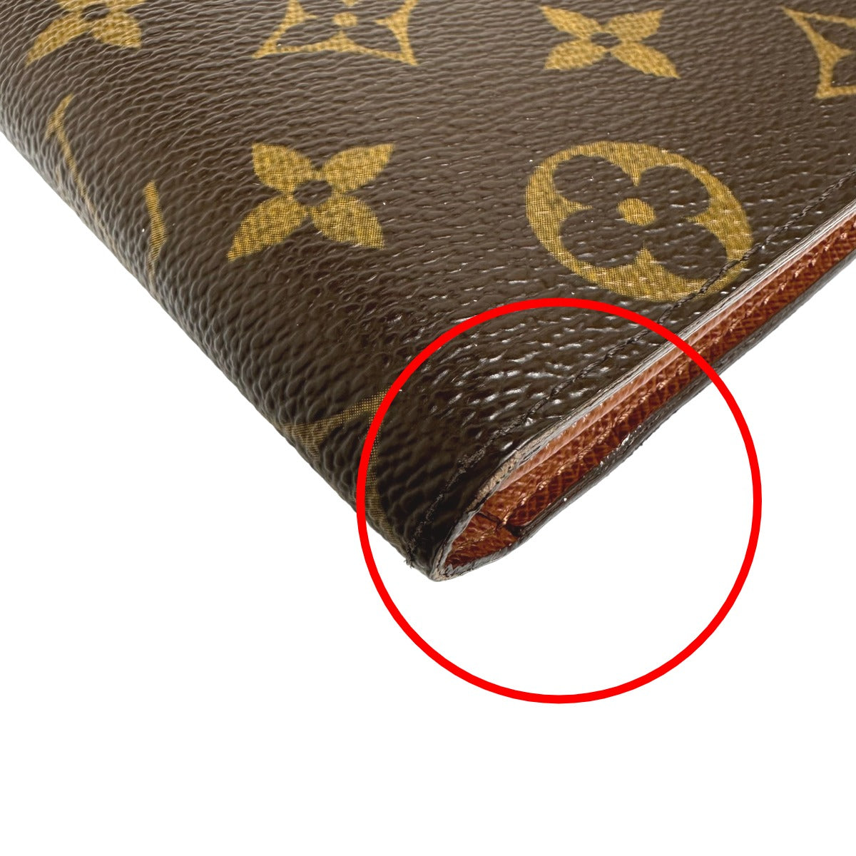 LOUIS VUITTON Bifold Wallet M60026 Monogram canvas Brown Bifold Wallet Monogram Portefeuille Florin unisex(Unisex) Used