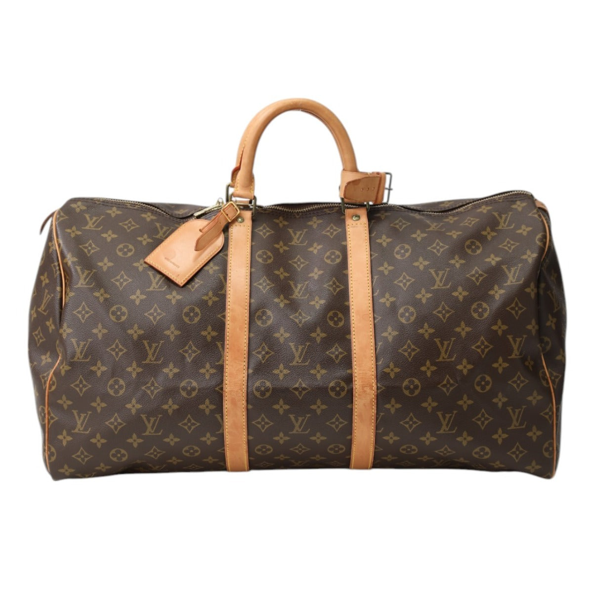 LOUIS VUITTON Boston Duffel bag M41424 Monogram canvas Brown Monogram Keepall 55