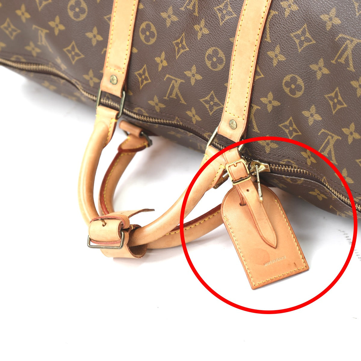 LOUIS VUITTON Boston Duffel bag M41424 Monogram canvas Brown Monogram Keepall 55
