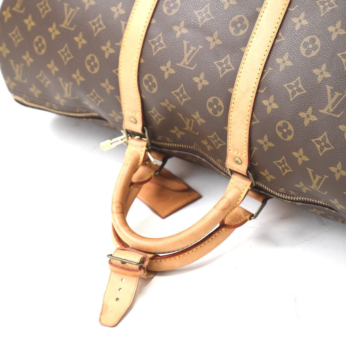 LOUIS VUITTON Boston Duffel bag M41424 Monogram canvas Brown Monogram Keepall 55