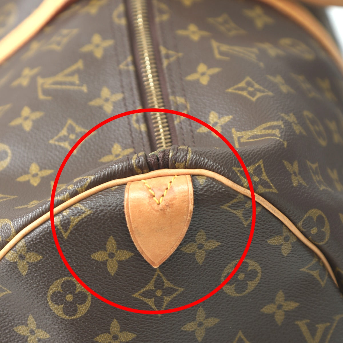 LOUIS VUITTON Boston Duffel bag M41424 Monogram canvas Brown Monogram Keepall 55