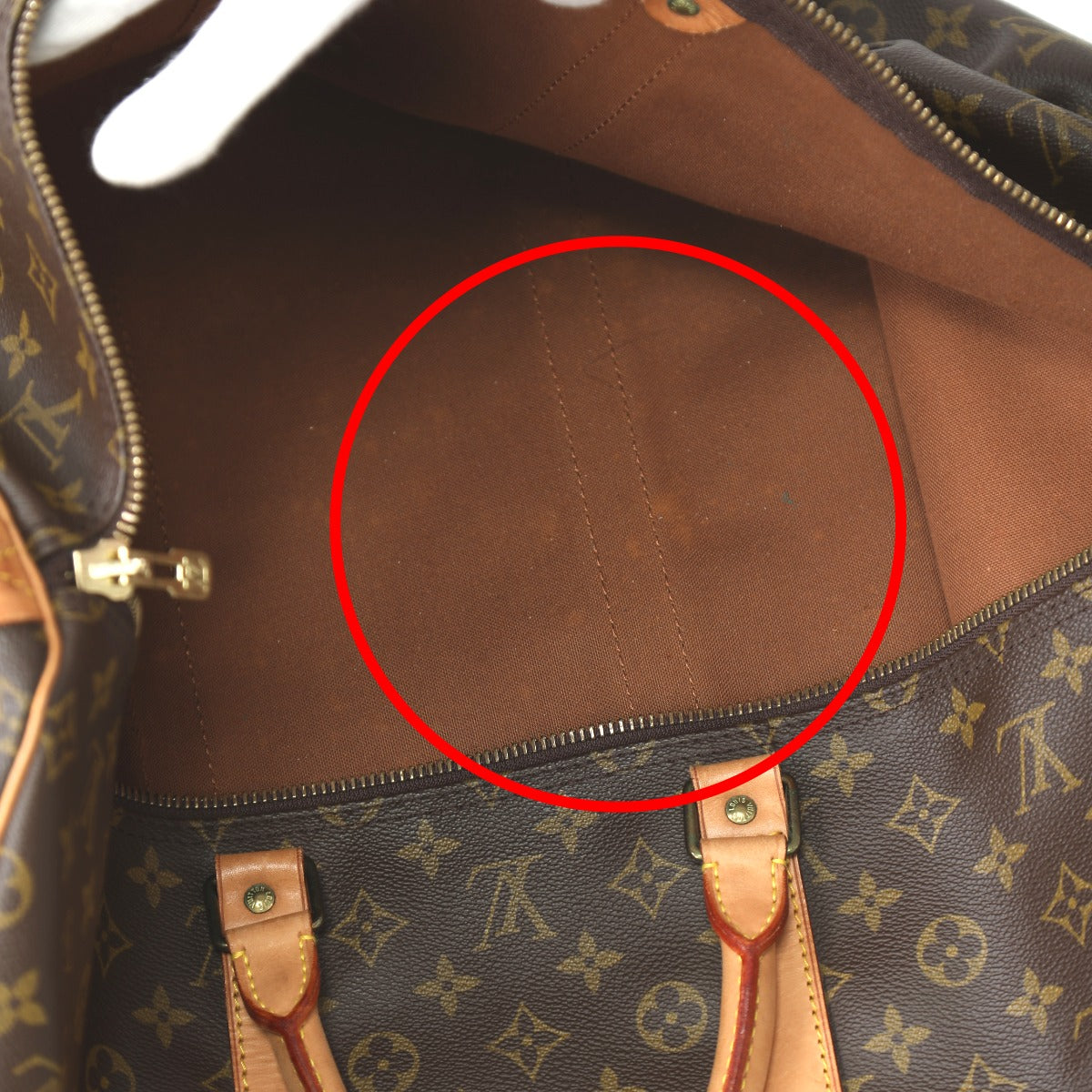 LOUIS VUITTON Boston Duffel bag M41424 Monogram canvas Brown Monogram Keepall 55