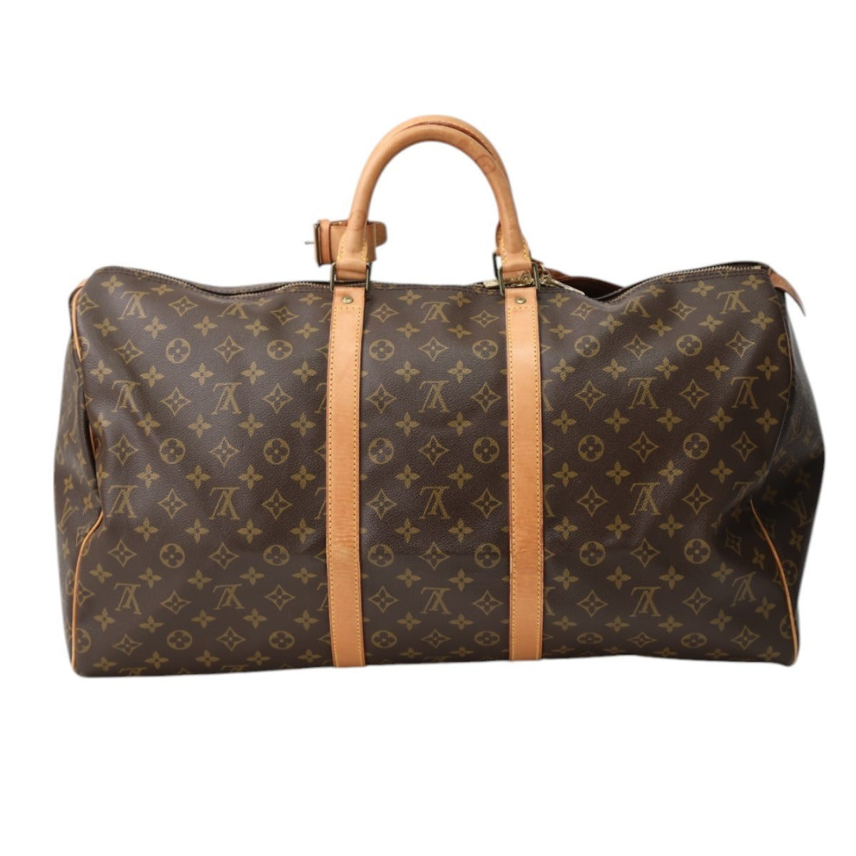 LOUIS VUITTON Boston Duffel bag M41424 Monogram canvas Brown Monogram Keepall 55
