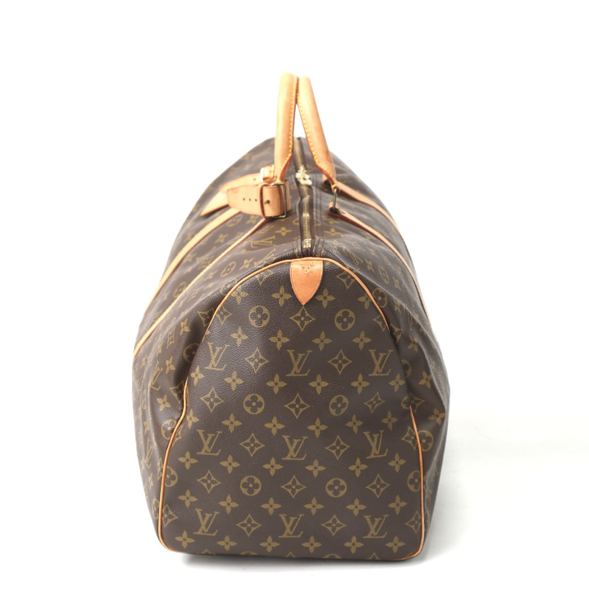 LOUIS VUITTON Boston Duffel bag M41424 Monogram canvas Brown Monogram Keepall 55