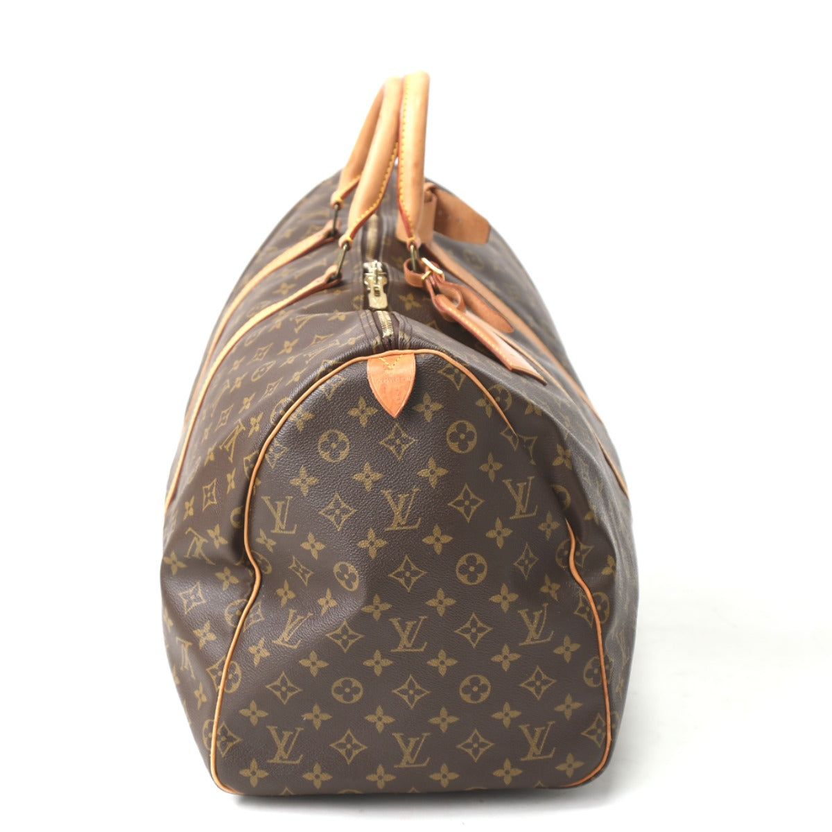 LOUIS VUITTON Boston Duffel bag M41424 Monogram canvas Brown Monogram Keepall 55