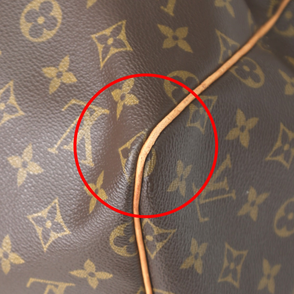 LOUIS VUITTON Boston Duffel bag M41424 Monogram canvas Brown Monogram Keepall 55